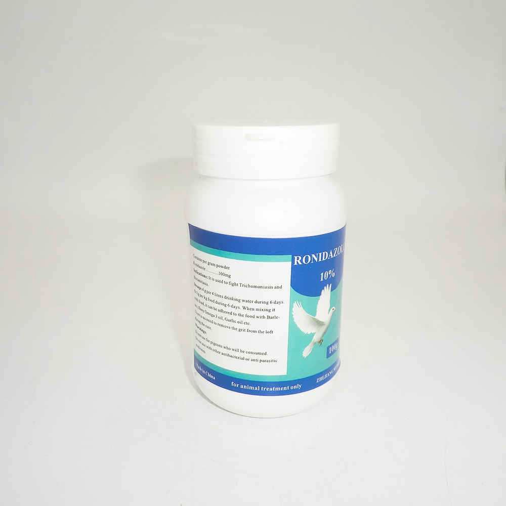 Ronidazole 10% powder for racing pigeon